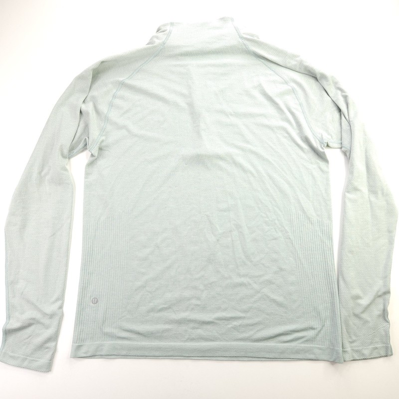 Lululemon Metal Vent Tech 1/2 Zip Performance Pullover Light Green Men's Large gallery