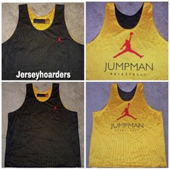VINTAGE 90’s NIKE AIR JORDAN OG TAXI 12 XII JUMPMAN REVERSIBLE JERSEY TANK TOP M