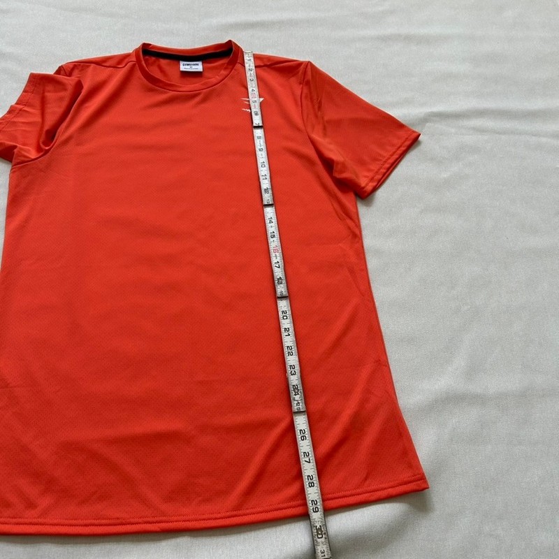 Gymshark Mens Medium Athletic Orange Short Sleeve Performance T-Shirt gallery