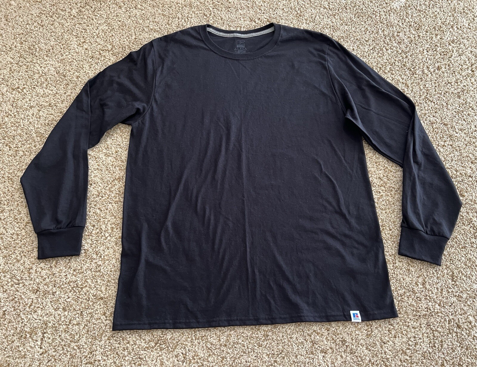 Russell Athletic Men’s Long Sleeve T-Shirt Black Size L gallery