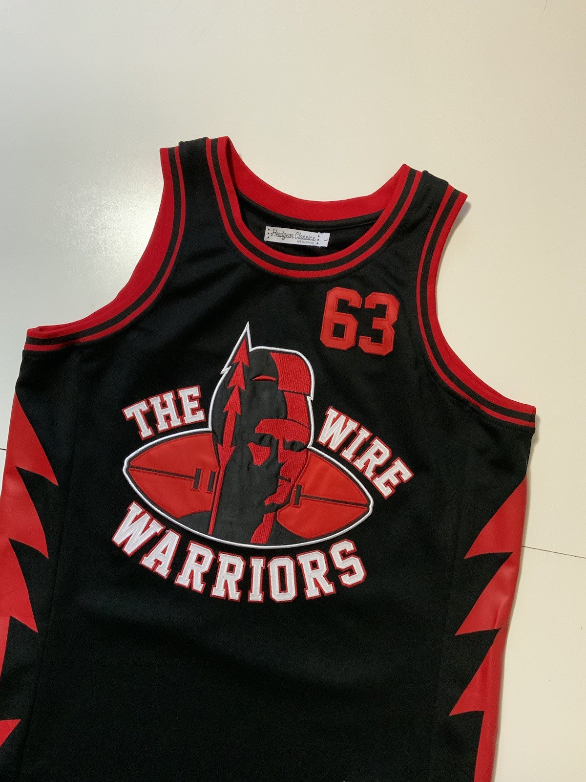HeadGear Classics The Wire Omar Devon Little Warriors Basketball Jersey Sz. L gallery
