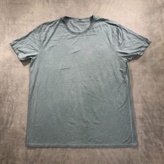 lululemon T Shirt Men’s L / XL Blue Garment Dyed Short Sleeve Casual