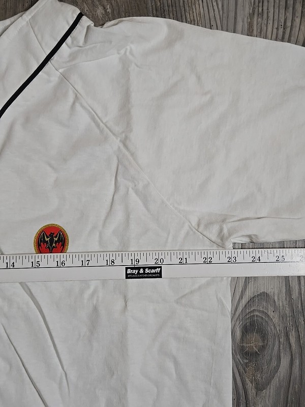 Bacardi Baseball Jersey White Button Closure Size Large New gallery