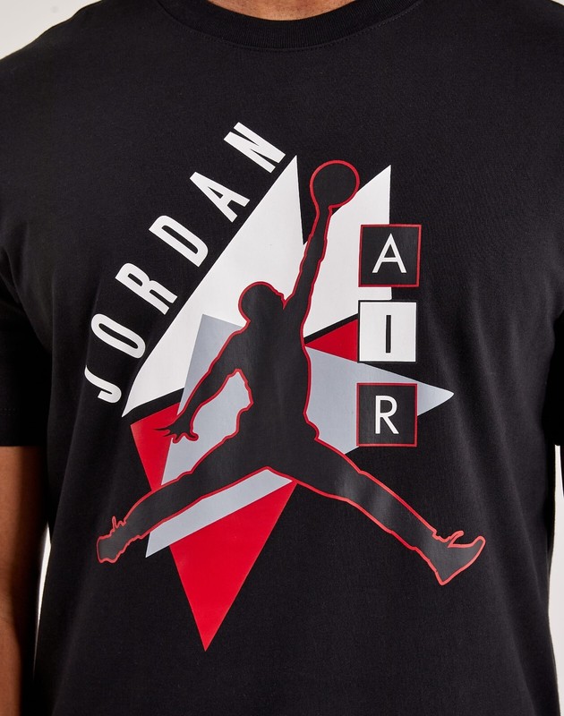 Jordan Jumpman Graphic Logo T-Shirt - FD7031 010 - Black / Grey - Size L - NWT ! gallery