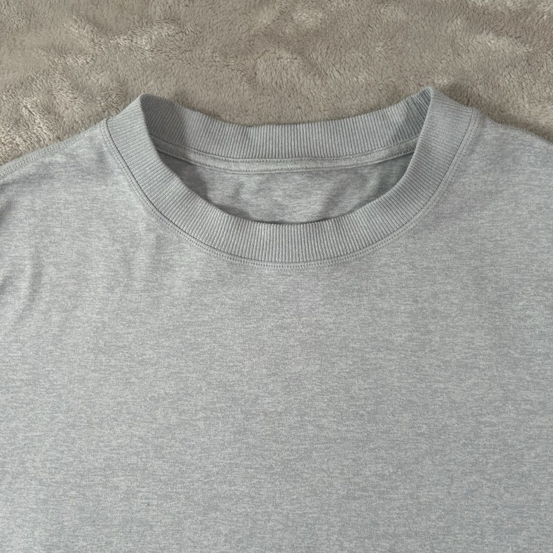 Vuori Ponto Performance Crew Pullover Mens L Gray DreamKnit Athleisure Gym V224 gallery