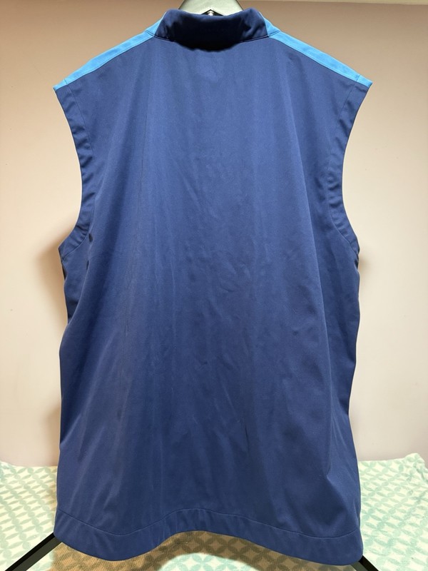 Masters Tech Quarter-Zip Sleeveless Pullover - Two-Toned Blue - XXL gallery