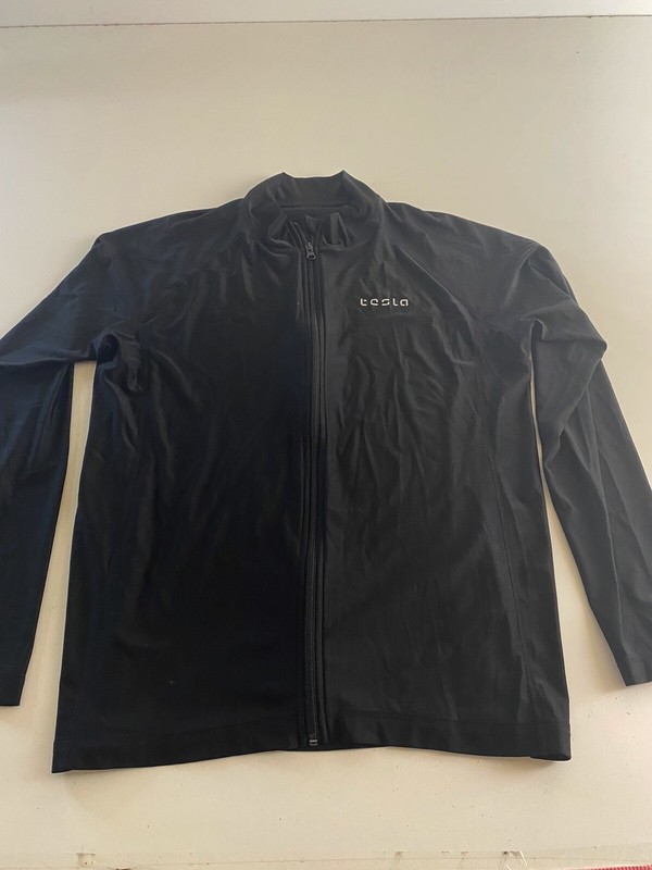 Tesla Light Weight Zippered Track Sweater XL Extra Large Slim gallery