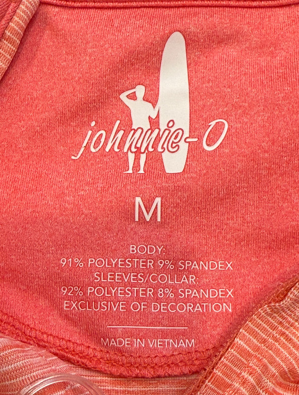 JOHNNIE-O TAFFY BERT PERFORMANCE 1/4 ZIP PULLOVER GOLF SHIRT JMKO3530 SZ M gallery