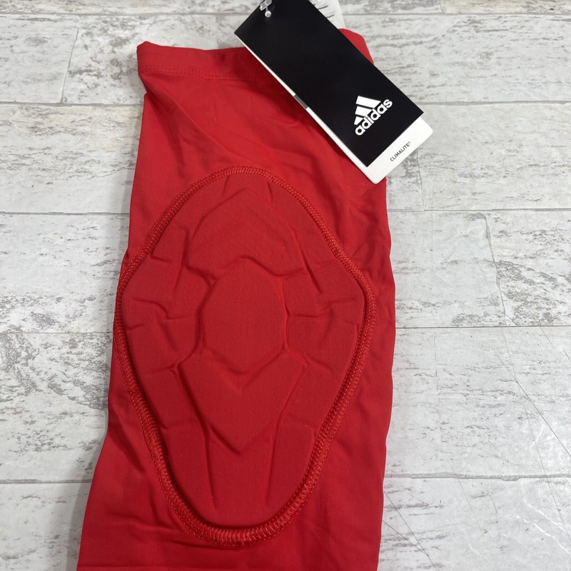 NWT Adidas Techfit Padded Compression Arm Elbow Red 2XLT Tall. 1 Sleeve gallery