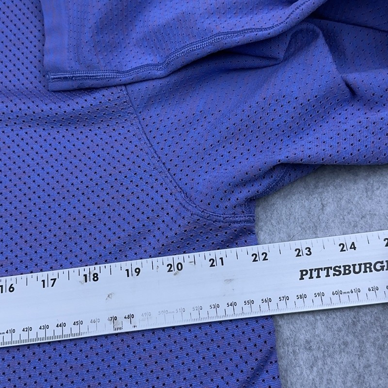 Lululemon Metal Vent Tech Midweight Half Zip Men XL Velvet Dust/Wild Indigo Golf gallery