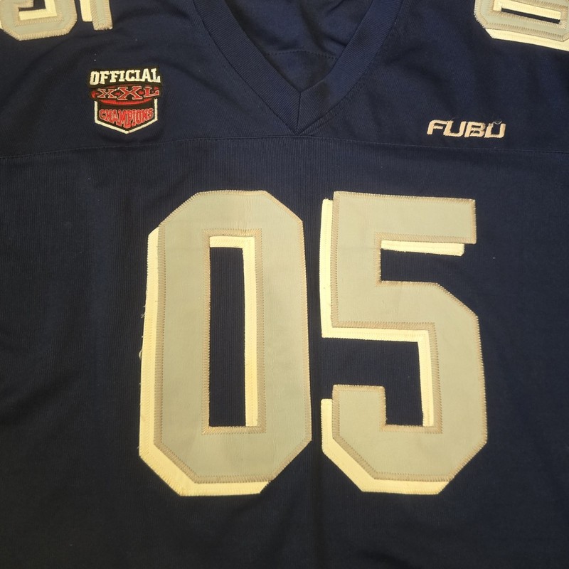 Vintage FUBU Sport 05 Football Jersey Blue Size XL Dallas Cowboys Colorway Y2K gallery
