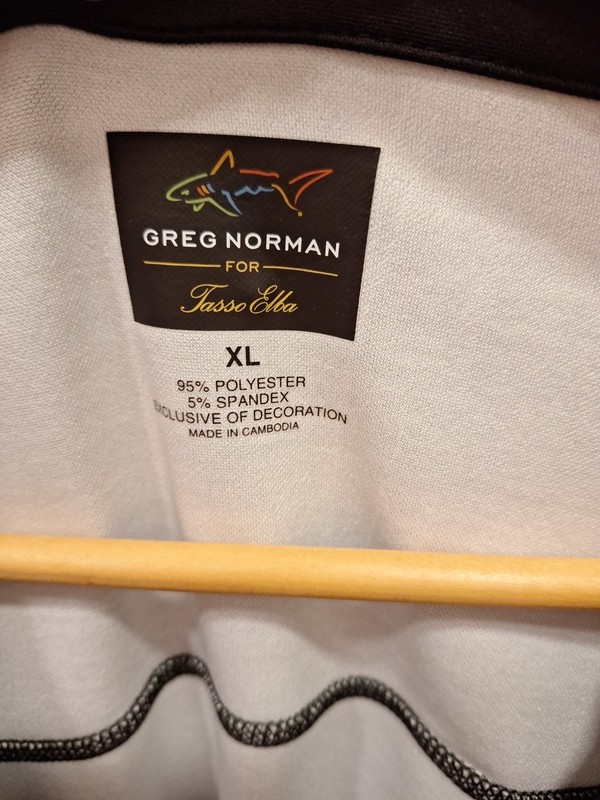 Greg Norman for Tasso Elba Men's XL Hydrotech 1/4 Zip Long Sleeve Shirt Pockets gallery