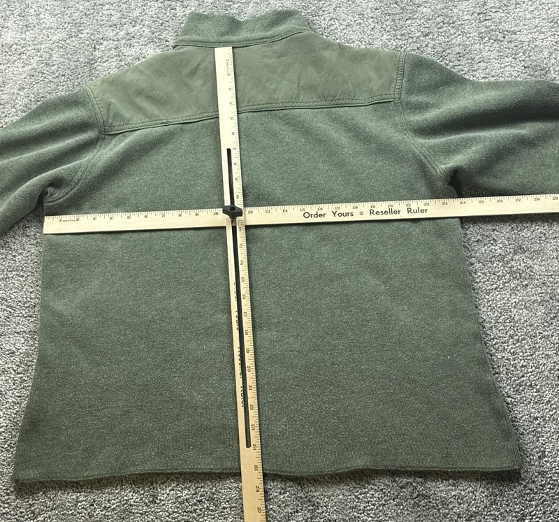 The North Face A5 Series Pullover Mens Large Green 1/4 Zip Fleece Hiking Top gallery