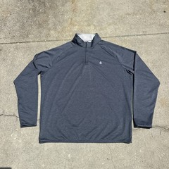 Peter Millar Crown Crafted Stealth Performance 1/4 Zip Men’s XL Blue Golf Casual