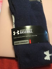 Under Armour Mens Baseball Over The Calf Sock 1 pair MD sock Navy