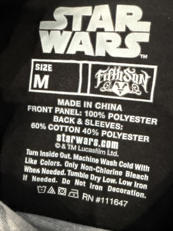 2015 Star Wars Performance Tee Stormtroopers Long Sleeve T-Shirt Size Medium gallery