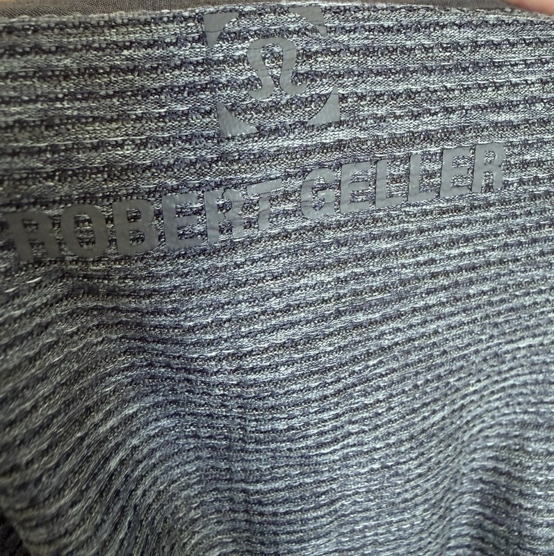 Lululemon X Robert Gellar Collab Men’s Large Active Short Sleeve Gray Contrast gallery