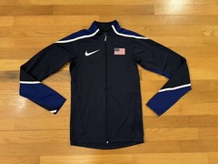 New XS Nike Pro Elite USA Podium Track & Field Olympic Team Issue Navy Jacket
