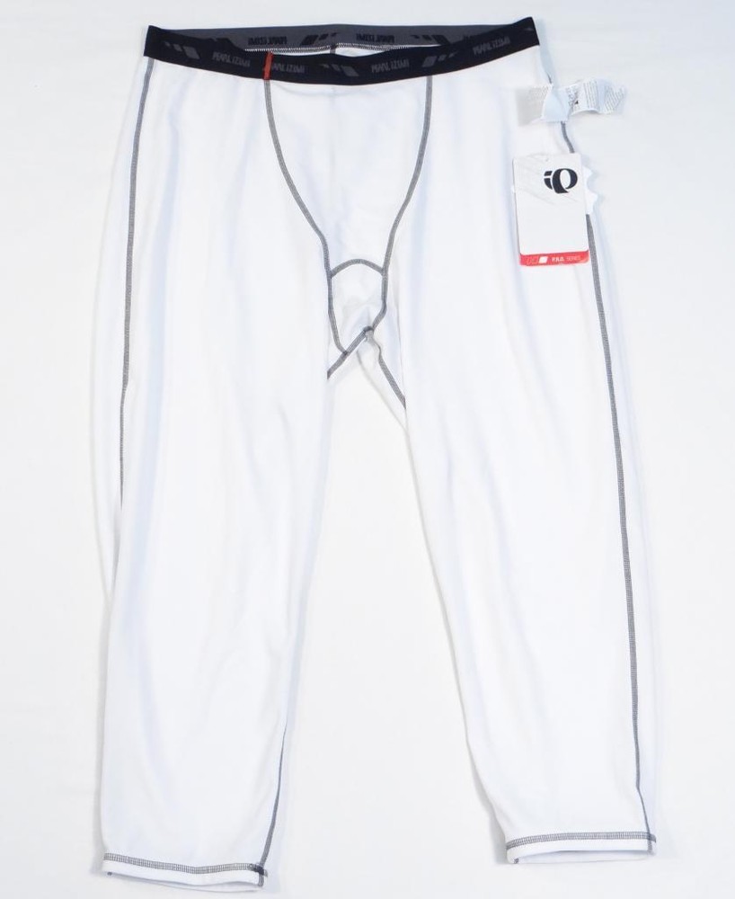 Pearl Izumi Pro Series White Transfer 3/4 Base Layer Pant Mens NWT