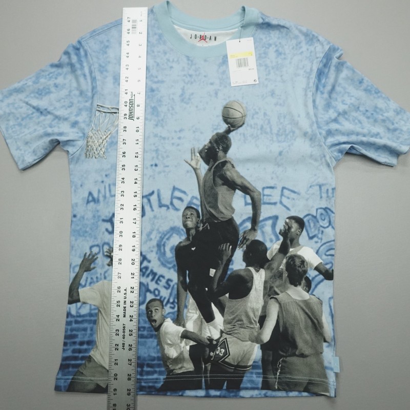 Nike Air Jordan 85 Men's Graphic Basketball T-Shirt Light Blue Size S HJ2362-427 gallery