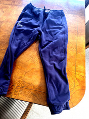 Peloton Chic Jogger Sweatpants Purple Soft Thick Fleece Logo Workout Gym MENS XL