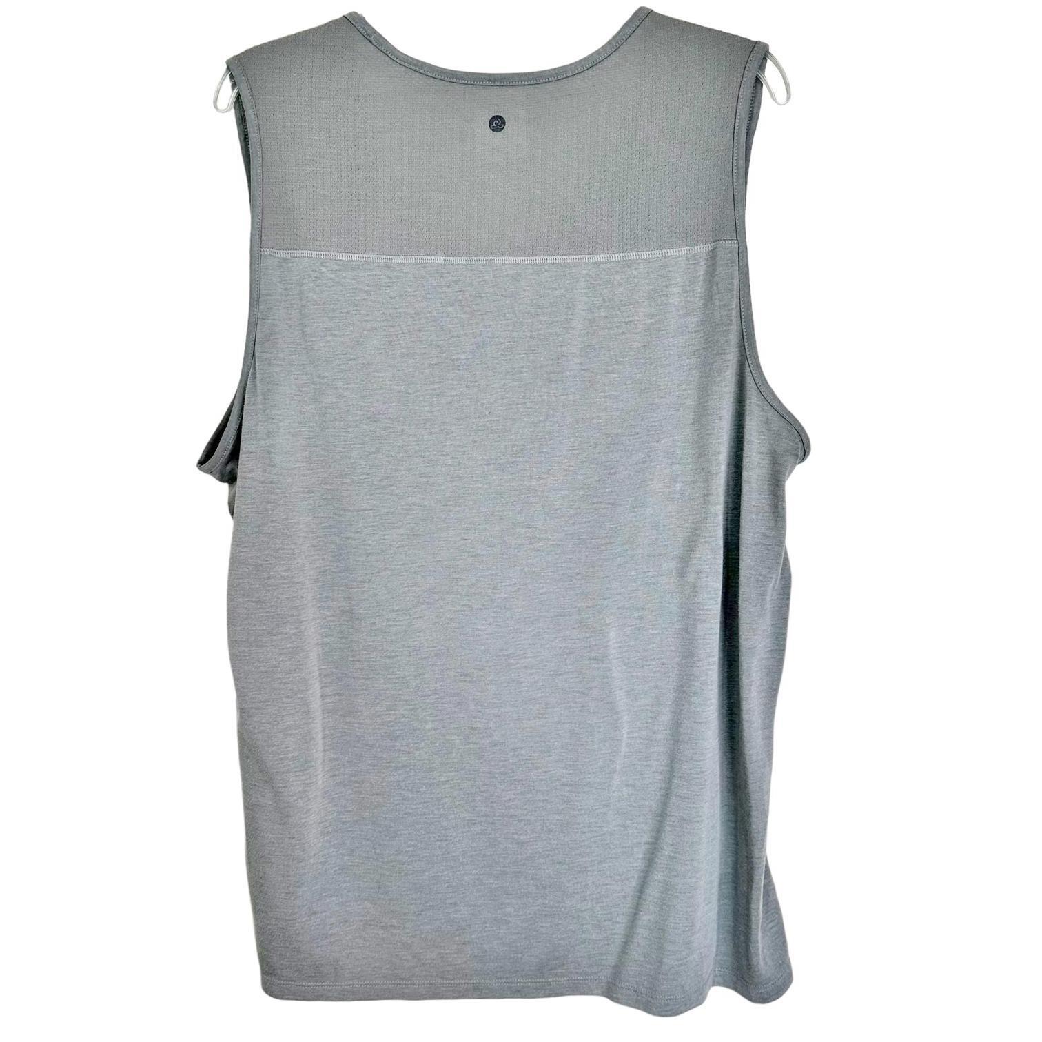 Apana Sleeveless Activewear Tank Top Grey Men's XL gallery