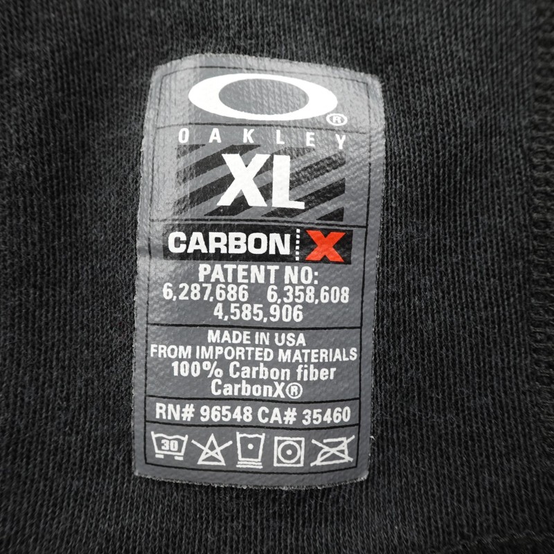 Vintage Oakley Shirt Mens XL Black Carbon X Performance Base Layer Long Sleeve gallery