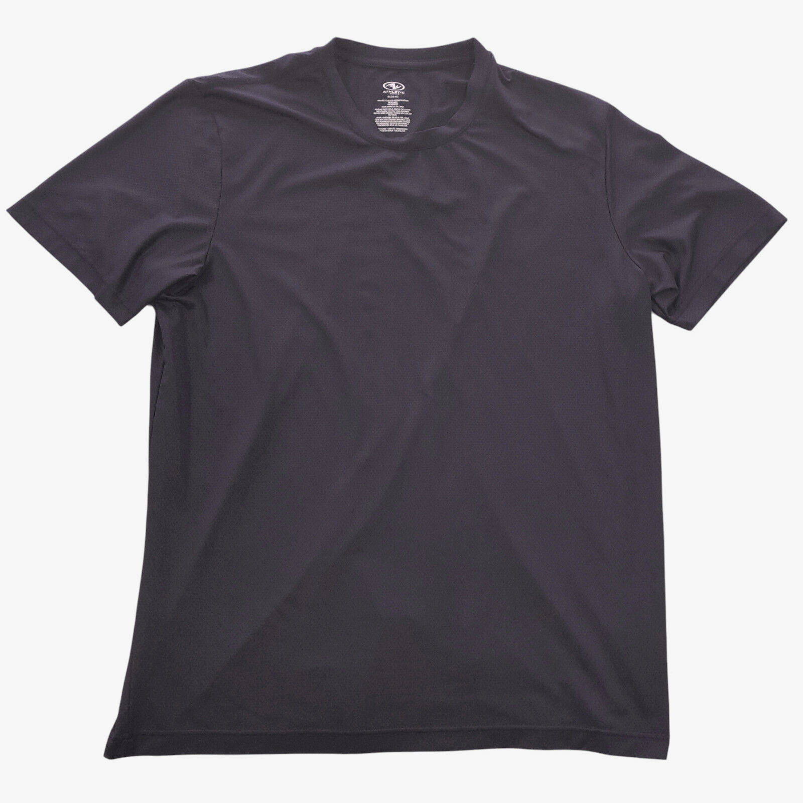 Athletic Works mesh knit active wear t-shirt Men M(C40)black/Poly-Spandex gallery