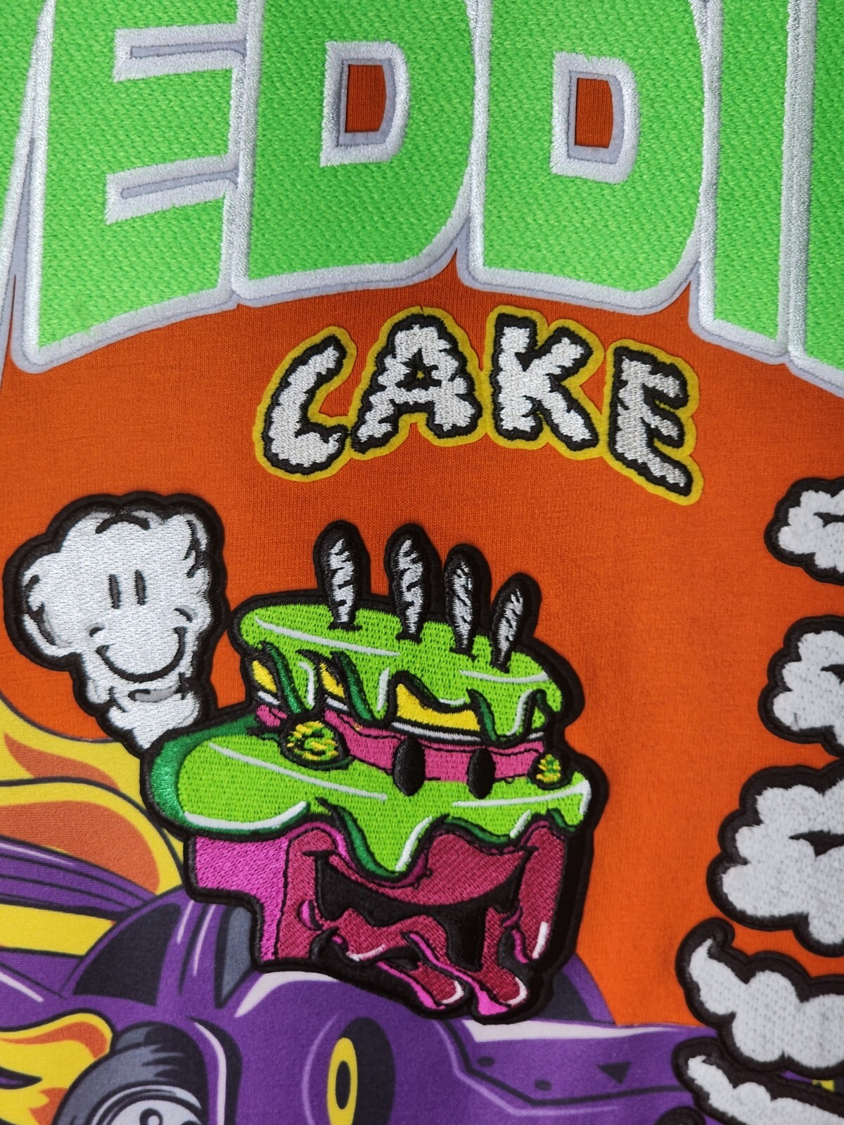 WEDDING CAKE ORANGE XL SHORT SLEEVE T SHIRT WAKE BAKE & CAKE NEW WITH TAGS gallery