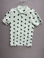 Nike Men’s DRI FIT Doberman All Over Slim Fit Tennis Polo Medium Mint DQ4577-379
