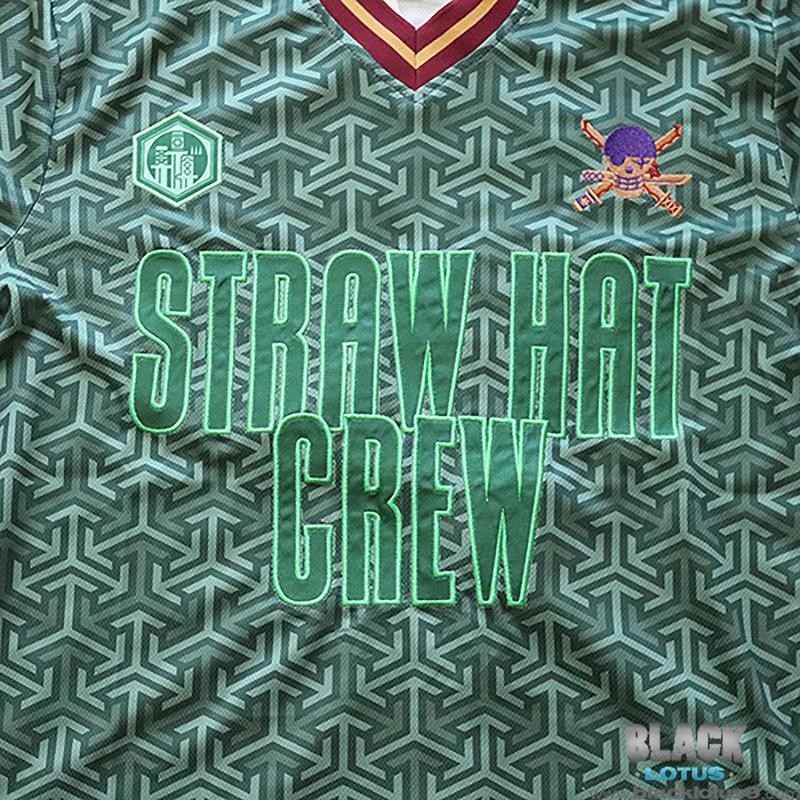 NEW One Piece Straw Hat Crew Roronoa Zoro Batting Soccer Jersey XL BoxLunch gallery