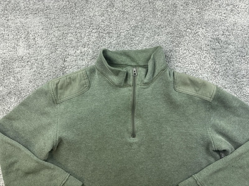 The North Face A5 Series Pullover Mens Large Green 1/4 Zip Fleece Hiking Top gallery