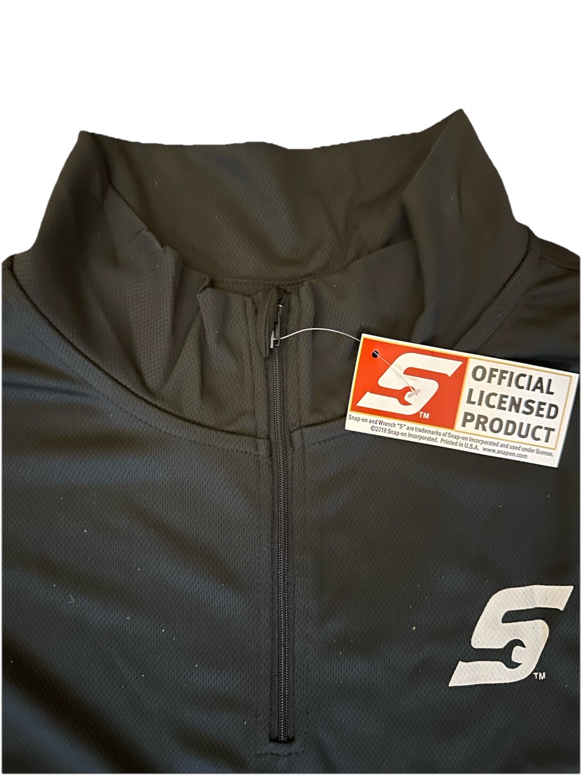 Snap-On Tools Performance Long Sleeve Black Quarter Zip Shirt (NEW - XL) gallery