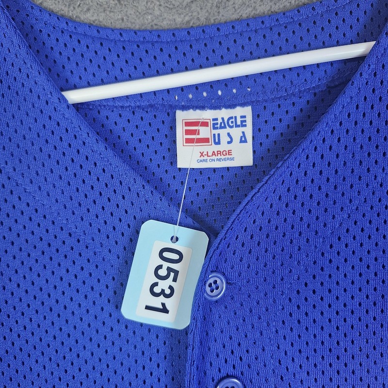 Eagle USA Baseball Jersey Shirt Mens XL Blue 2017 World Champs Springer gallery