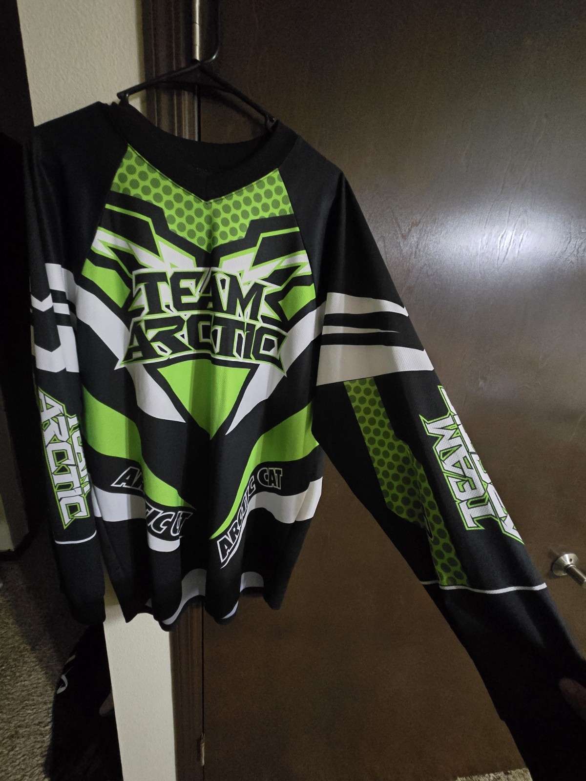 Mens ARCTIC CAT JERSEY size Large, Snowmobiling Apperel Padded Elbows gallery