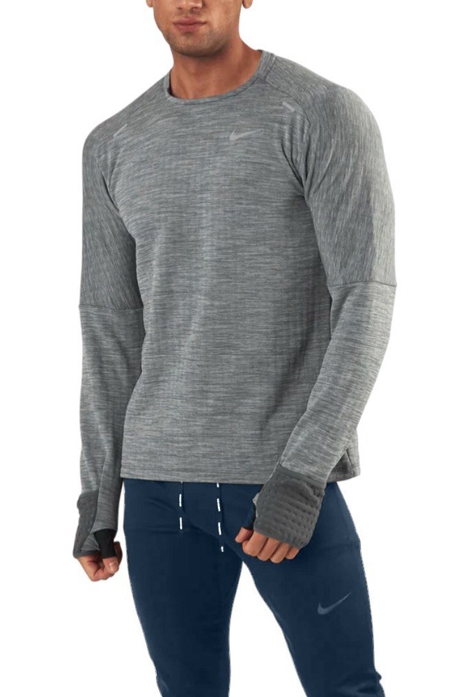 Size 2XL- Nike Men’s Therma-FIT Repel Element Running Top, Iron Grey.