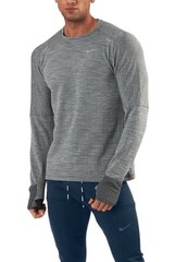 Size 2XL- Nike Men’s Therma-FIT Repel Element Running Top, Iron Grey.