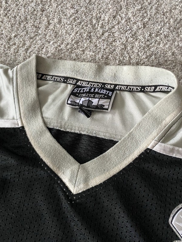 Vtg Steve & Barry's City Wide Series Football Jersey Mens Black buffalo Y2K Worn gallery