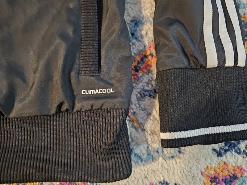 Adidas Black 1/4 Zip Climacool ADIPure Pullover Size Large *SEE Zipper Pull gallery