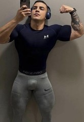 Mens Under Armour 7v7 Football Spandex Compression Shirt Navy Blue Large