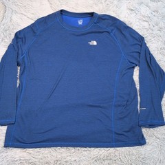 The North Face Shirt Mens XXL Blue Flashdry Athletic Active Lightweight Tee