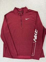 Nike Dri Fit Performance 1/4 Zip Running Pullover (Men’s 2XL) Maroon