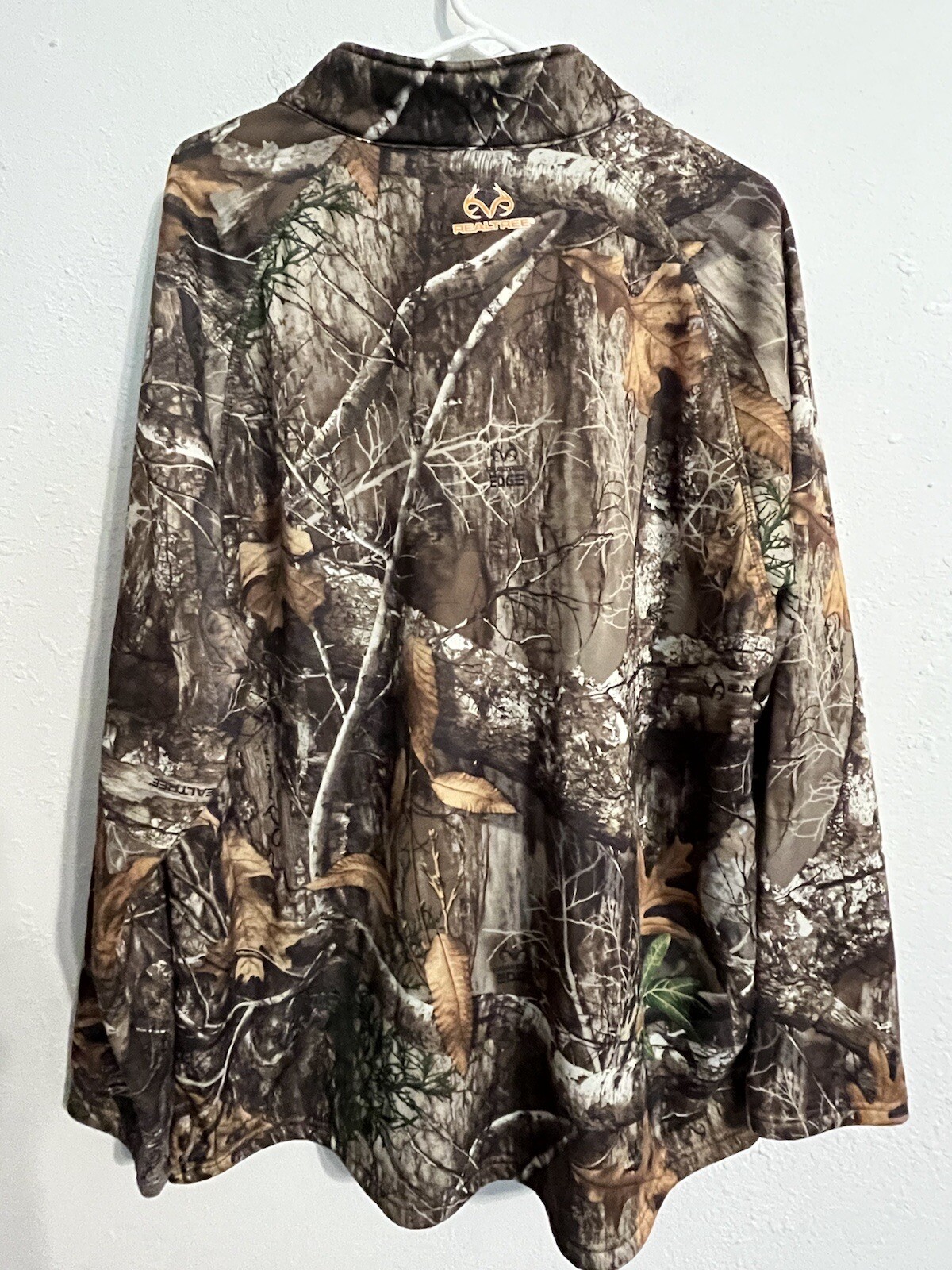 Shirt Men's Size 2XL Camo Realtree 1/4 Zip Pullover gallery
