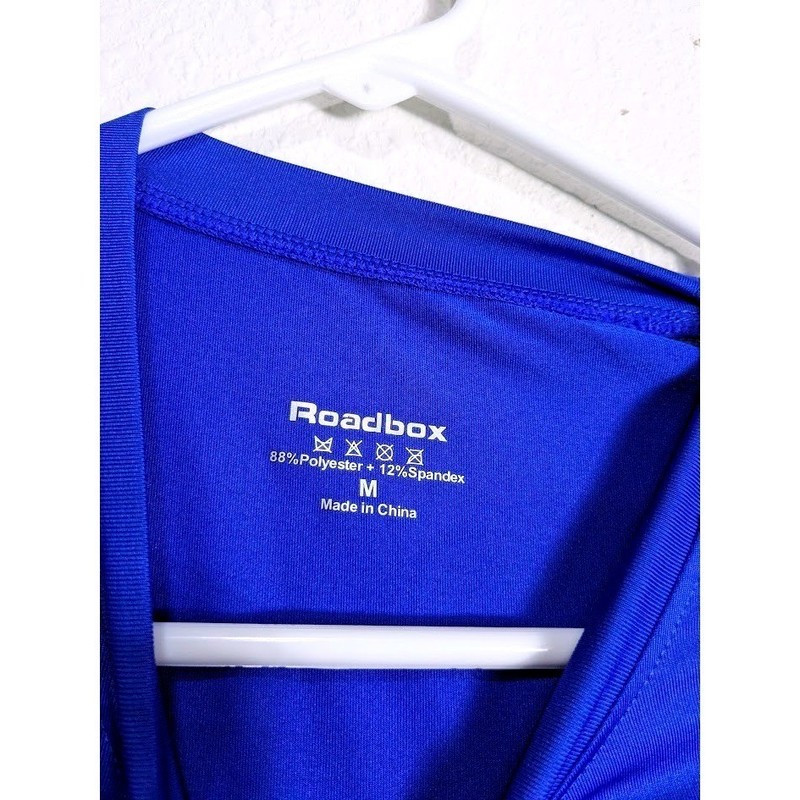 Roadbox Mens Compression Shirt Royal Blue Size M Long Sleeve Athletic Base Layer gallery