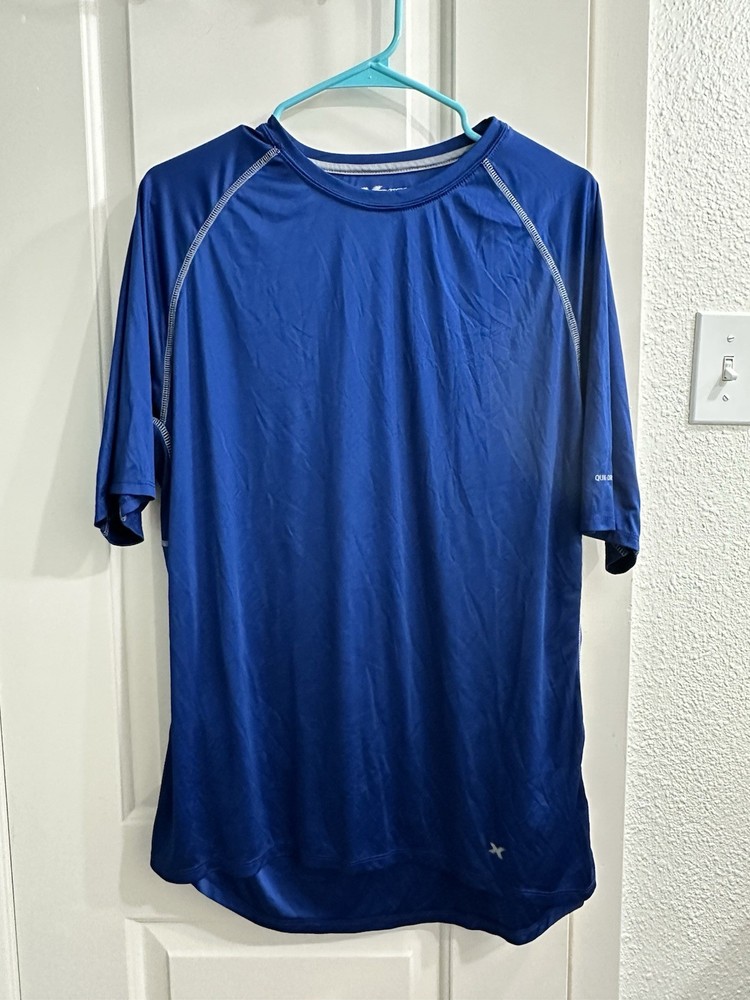 Xersion Men’s 3-Pack Performance Lightweight Tee Size XL Blue Grey White
