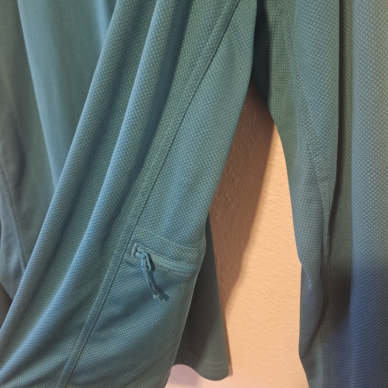 SIMMS Men's XL Solarflex Plus UPF 50 1/4 Zip Pullover Hiking Fishing Blue gallery