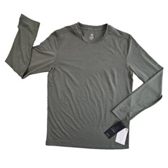 MPG Long Sleeve Base Shirt Men’s Small Thyme Green Soft Moisture Wicking NWT