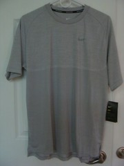 Men’s Nike Dri-Fit Medalist Running Top DRY Knit Shirt 891426 101 Size S