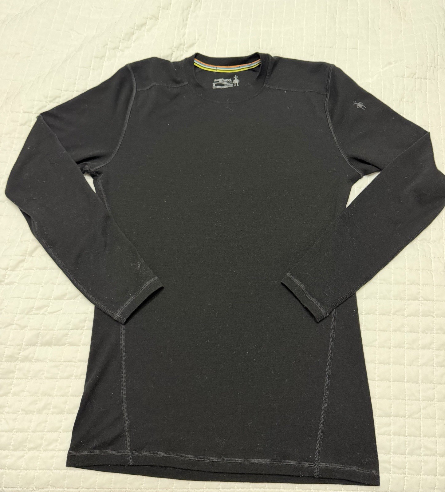Smartwool Merino 250 Base Layer Shirt Men’s Medium Black Long Sleeve Wool gallery