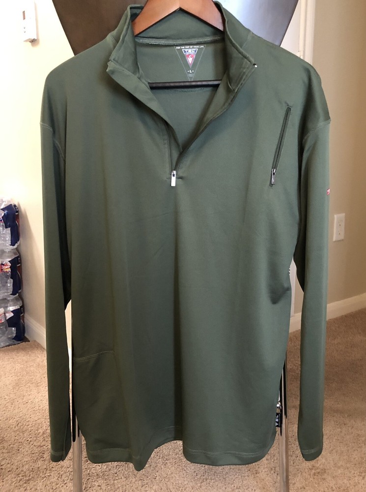 TEC Technology Enabled Clothing SEV Quarter Zip - Green